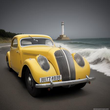 40820-741954775-dim murky lights ((masterpiece)) analog photo, cinematic outdoor BREAK_(yellow white racing pain car_1.3) ,  weary old paint, vi.png